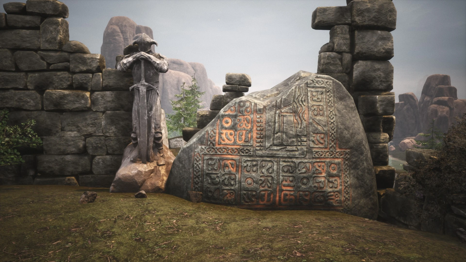 #01 Lemurian Lorestone at, Sanctuary Ruins